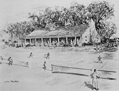 The year was 1927 and it was the opening day of the new Fox Meadow clubhouse