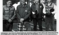 1978 50+ Winners George Reynolds and Bob Brown with finalists Chuck Baird and Roger Lankenau. In his playing career Baird won more Senior Nationals than any other player.