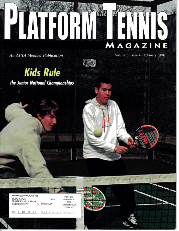 Platform Tennis Magazine - Feb 2002