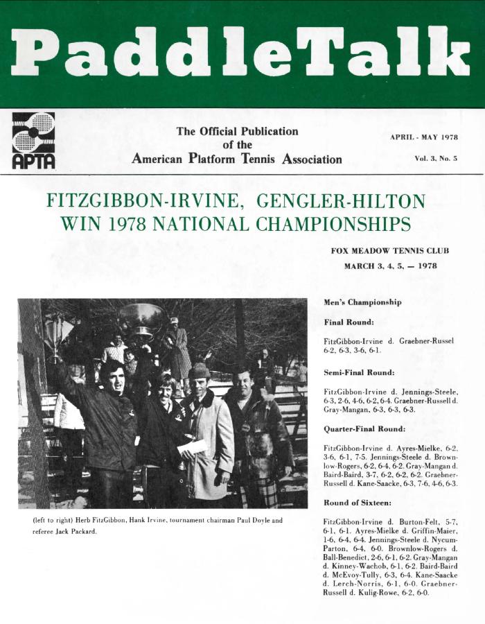 Paddle Talk - Apr/May 1978