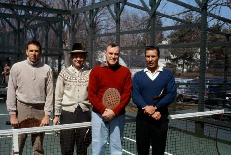 1965 Men's Nationals - From left: Muth & Latour and Hebard & Carver